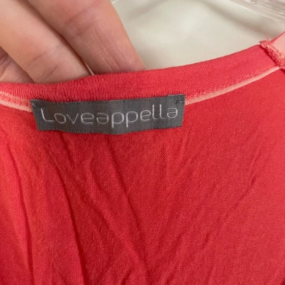 Loveapella Orange Stripe T-shirt - Picture 2 of 3